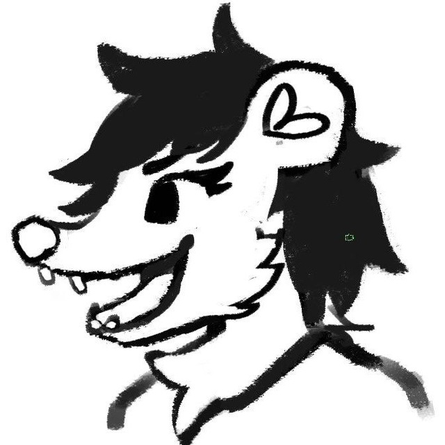 black and white headshot